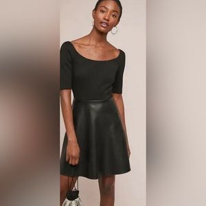 Anthropologie Bailey 44 Black Parlour Ponte Dress